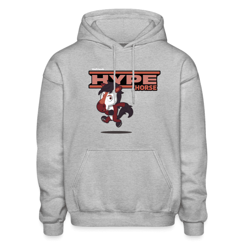 Hype Horse Character Comfort Adult Hoodie - heather gray