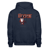 Hype Horse Character Comfort Adult Hoodie - navy