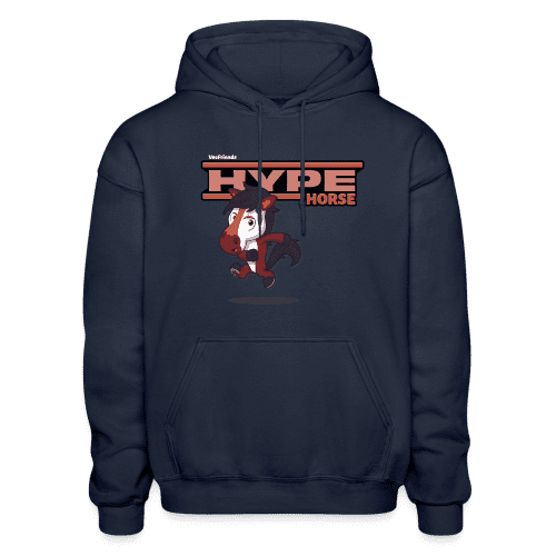 Hype Horse Character Comfort Adult Hoodie - navy