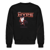 Hype Horse Character Comfort Adult Crewneck Sweatshirt - black