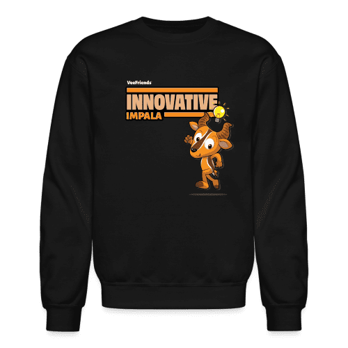 Innovative Impala Character Comfort Adult Crewneck Sweatshirt - black