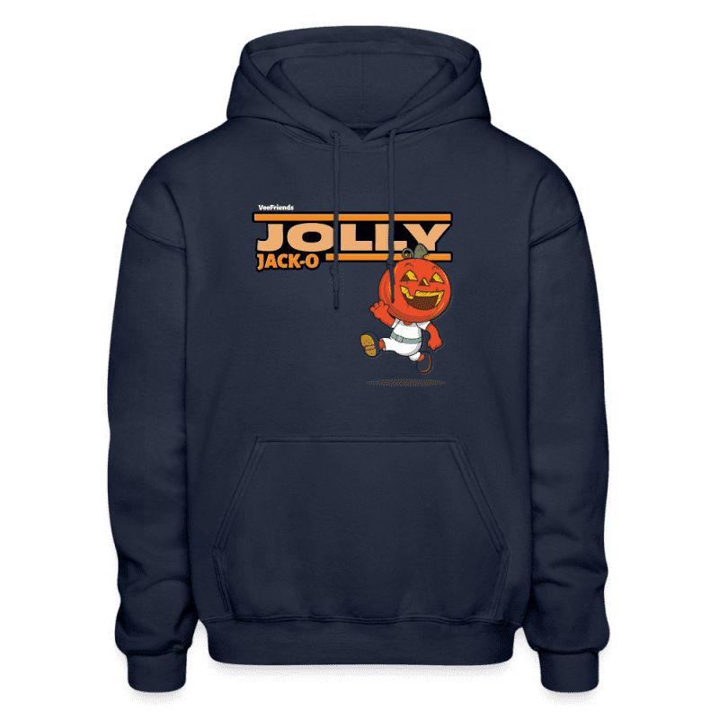 Jolly Jack-O Character Comfort Adult Hoodie - navy