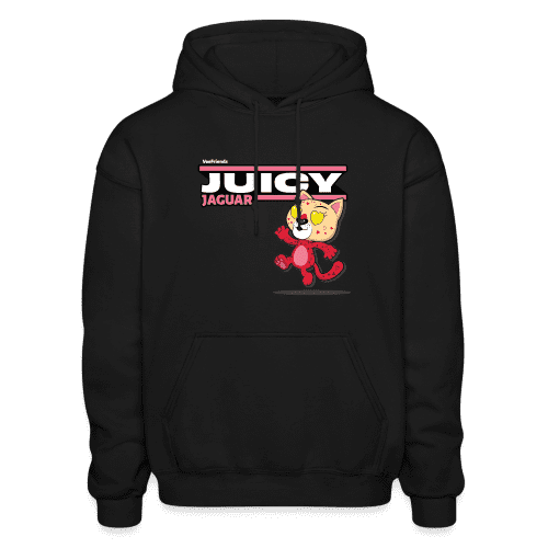 Juicy Jaguar Character Comfort Adult Hoodie - black