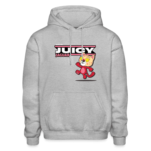 Juicy Jaguar Character Comfort Adult Hoodie - heather gray