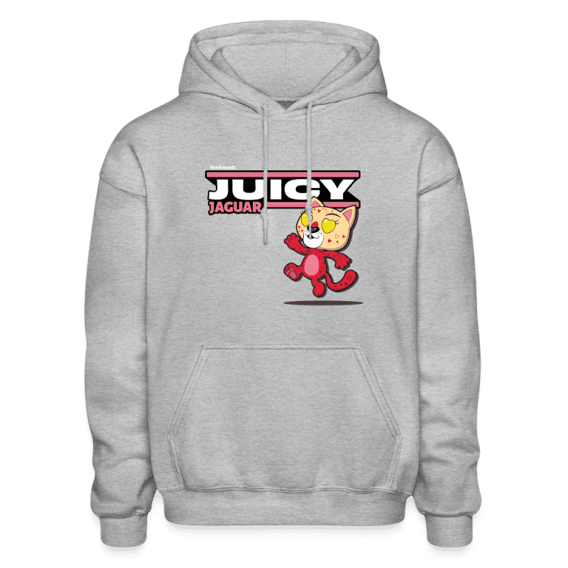 Juicy Jaguar Character Comfort Adult Hoodie - heather gray