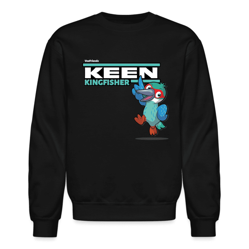 Keen Kingfisher Character Comfort Adult Crewneck Sweatshirt - black