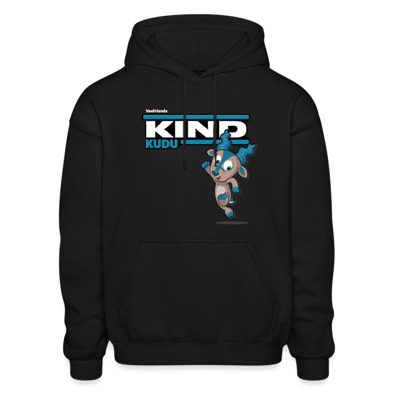 Kind Kudu Character Comfort Adult Hoodie - black