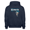 Kind Kudu Character Comfort Adult Hoodie - navy