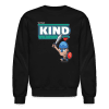 Kind-Warrior Character Comfort Adult Crewneck Sweatshirt - black