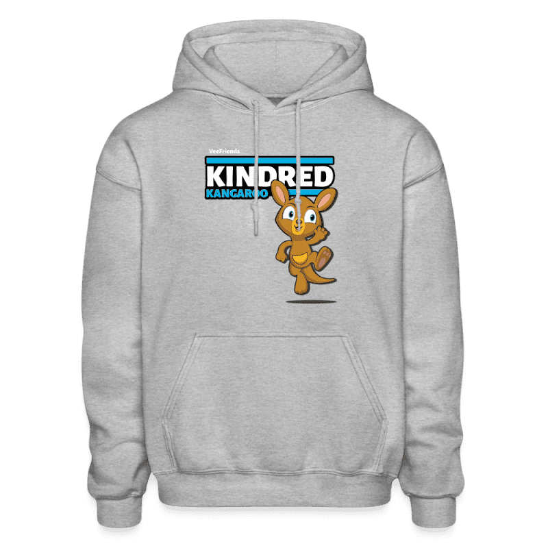 Kindred Kangaroo Character Comfort Adult Hoodie - heather gray