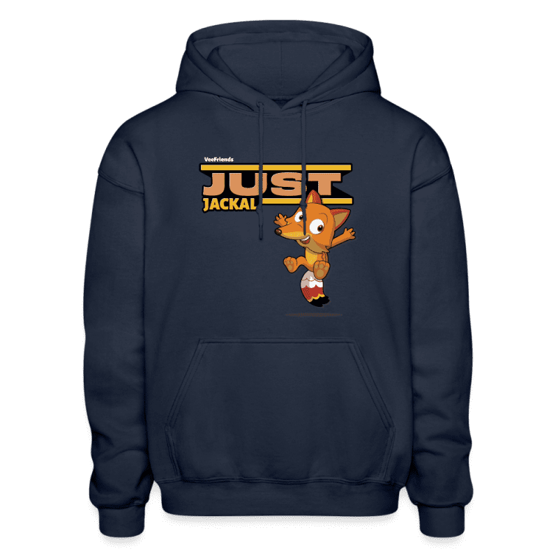 Just Jackal Character Comfort Adult Hoodie - navy