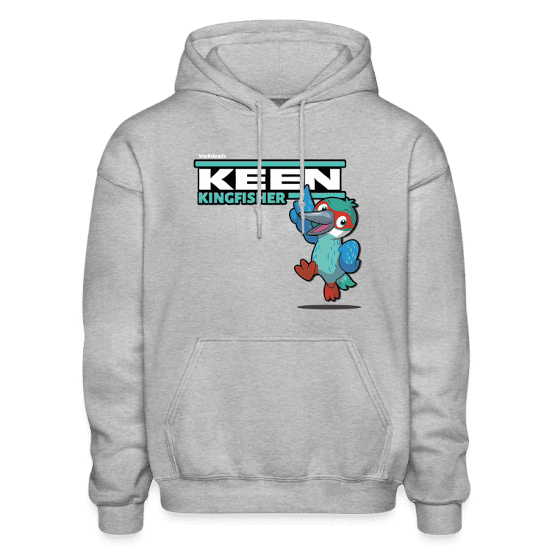 Keen Kingfisher Character Comfort Adult Hoodie - heather gray