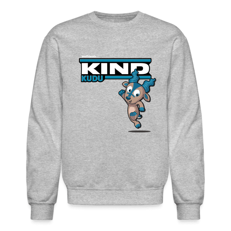 Kind Kudu Character Comfort Adult Crewneck Sweatshirt - heather gray