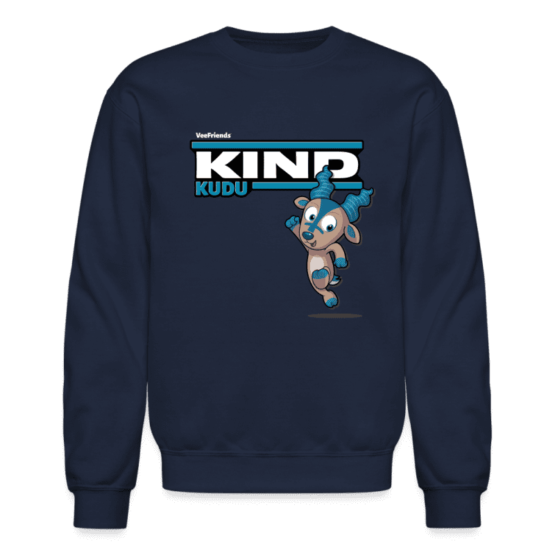 Kind Kudu Character Comfort Adult Crewneck Sweatshirt - navy