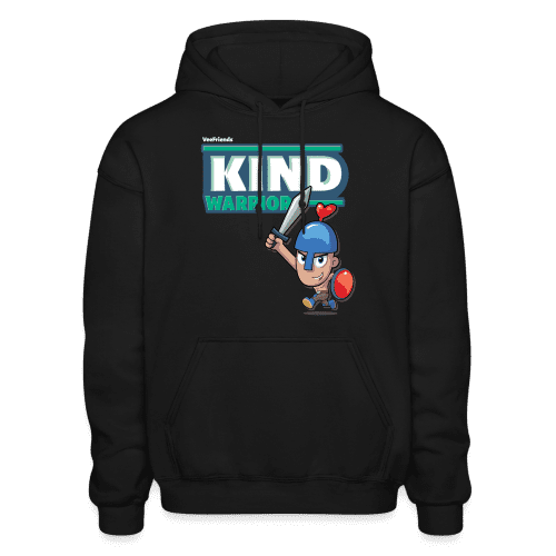 Kind-Warrior Character Comfort Adult Hoodie - black