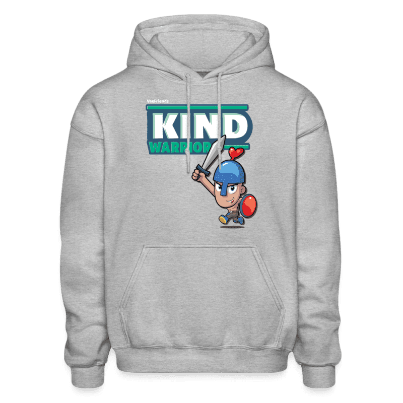 Kind-Warrior Character Comfort Adult Hoodie - heather gray