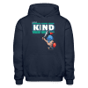 Kind-Warrior Character Comfort Adult Hoodie - navy