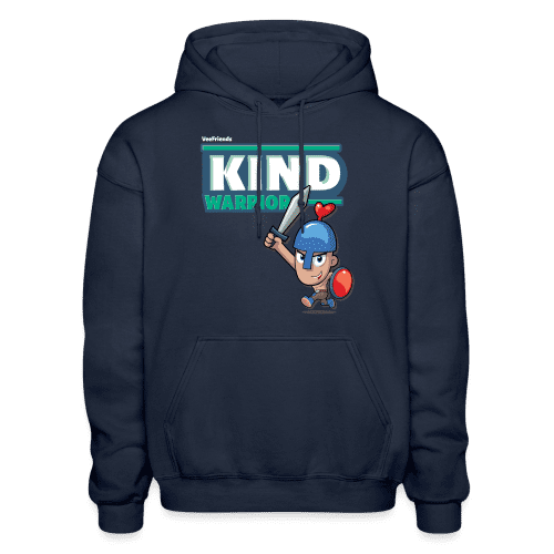 Kind-Warrior Character Comfort Adult Hoodie - navy