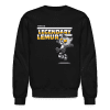 Legendary Lemur Character Comfort Adult Crewneck Sweatshirt - black