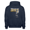 Legendary Lemur Character Comfort Adult Hoodie - navy