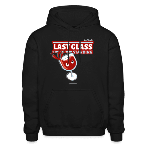 Last Glass Standing Character Comfort Adult Hoodie - black