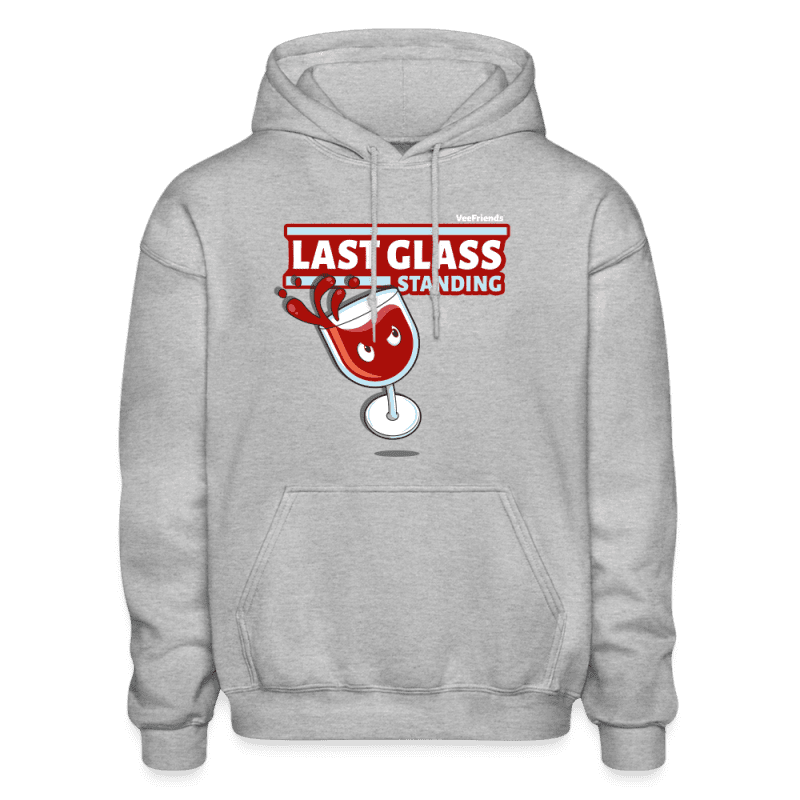 Last Glass Standing Character Comfort Adult Hoodie - heather gray