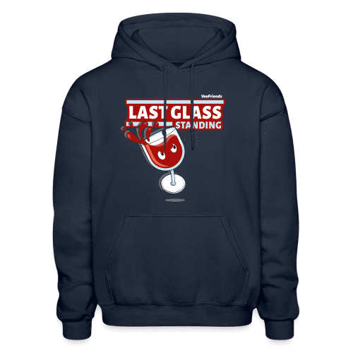 Last Glass Standing Character Comfort Adult Hoodie - navy