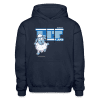 Lit Lamb Character Comfort Adult Hoodie - navy