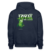 Loyal Lobster Character Comfort Adult Hoodie - navy