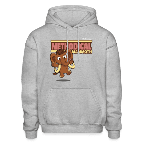 Methodical Mammoth Character Comfort Adult Hoodie - heather gray