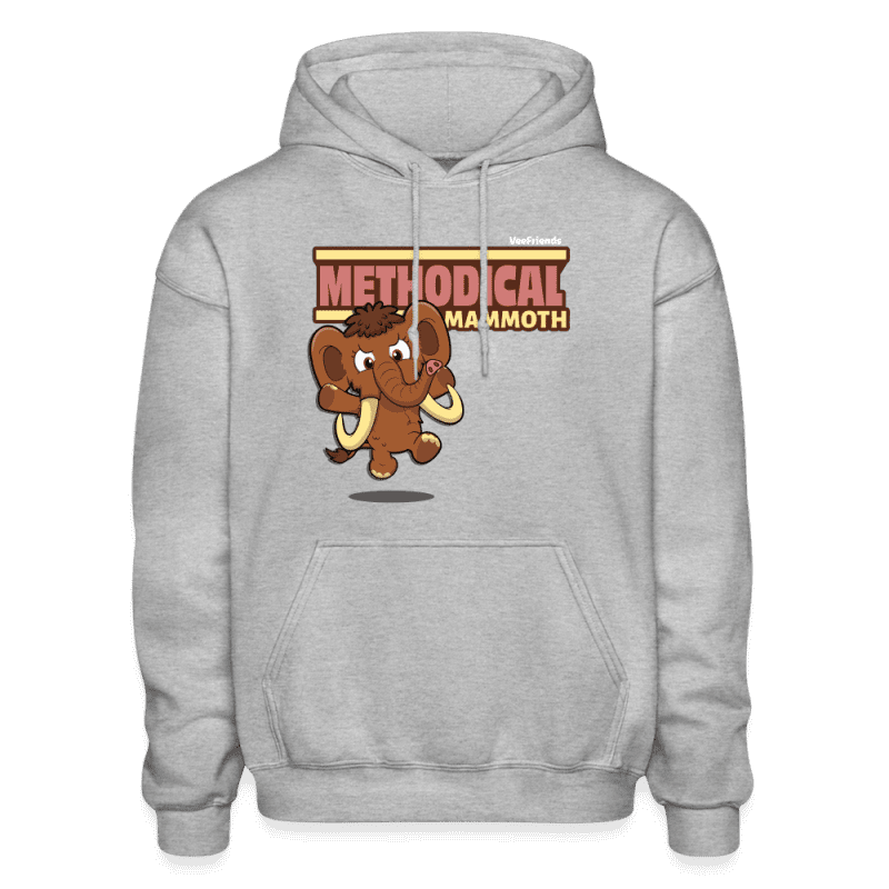 Methodical Mammoth Character Comfort Adult Hoodie - heather gray