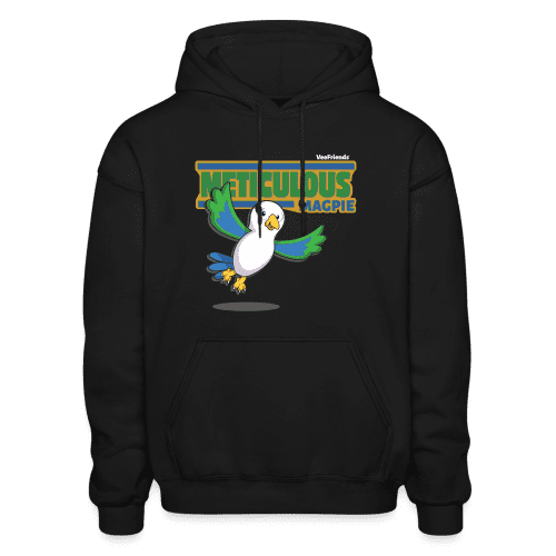 Meticulous Magpie Character Comfort Adult Hoodie - black