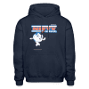 Nifty Narwhal Character Comfort Adult Hoodie - navy