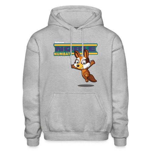 Noble Numbat Character Comfort Adult Hoodie - heather gray