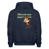 Noble Numbat Character Comfort Adult Hoodie - navy