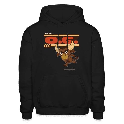 O.G. Ox Character Comfort Adult Hoodie - black