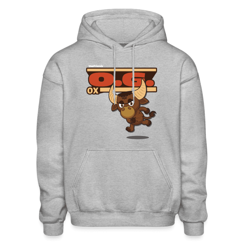 O.G. Ox Character Comfort Adult Hoodie - heather gray