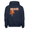 Offense Oriented Orangutan Character Comfort Adult Hoodie - navy