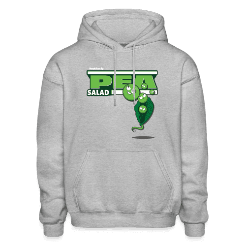 Pea Salad Character Comfort Adult Hoodie - heather gray