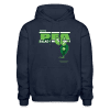 Pea Salad Character Comfort Adult Hoodie - navy