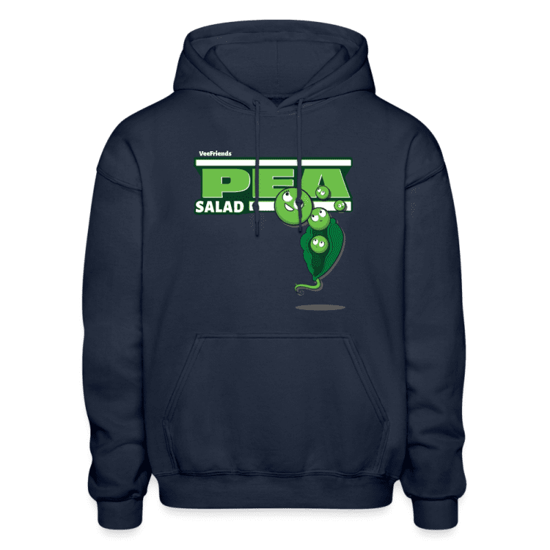 Pea Salad Character Comfort Adult Hoodie - navy