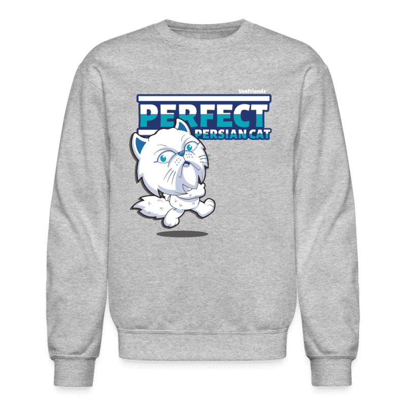 Perfect Persian Cat Character Comfort Adult Crewneck Sweatshirt - heather gray