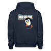 Persistent Penguin Character Comfort Adult Hoodie - navy