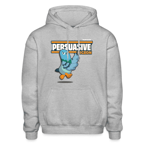 Persuasive Pigeon Character Comfort Adult Hoodie - heather gray