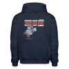 Perspective Pigeon Character Comfort Adult Hoodie - navy