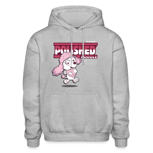 Polished Poodle Character Comfort Adult Hoodie - heather gray