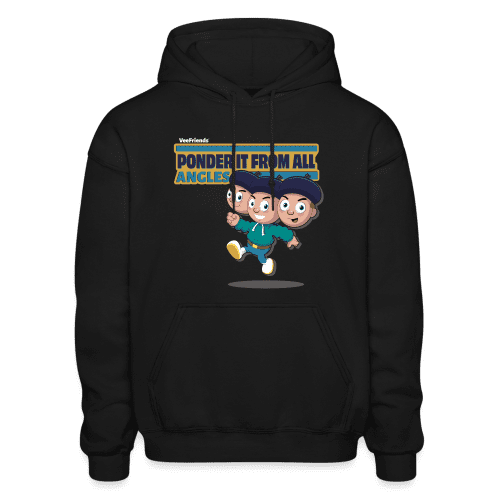 Ponder It From All Angles Character Comfort Adult Hoodie - black