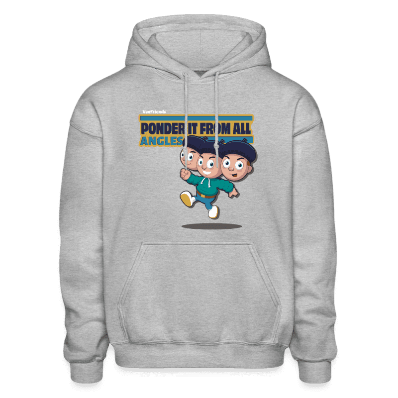 Ponder It From All Angles Character Comfort Adult Hoodie - heather gray