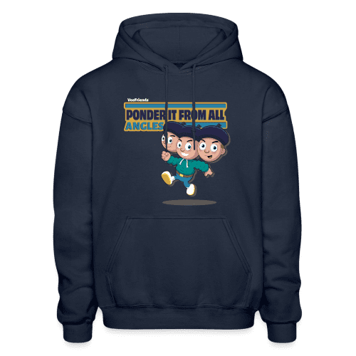 Ponder It From All Angles Character Comfort Adult Hoodie - navy