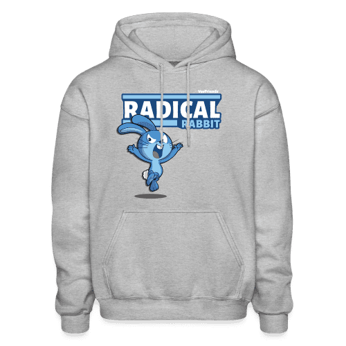 Radical Rabbit Character Comfort Adult Hoodie - heather gray